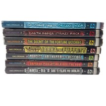 Tom Angleberger Book Lot Origami Yoda Set of 7 Complete Paperback and Hardback - £19.29 GBP