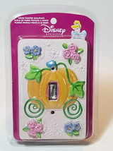 Disney Princess Hand Painted Pumpkin Wall Plate light switch Cover NEW - £7.52 GBP