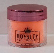 Royalty Nail Supplies Nail Dip Powder in Neon Orange S41 New Sealed! - £10.19 GBP