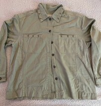 Vintage Susan Bristol Casuals Women’s Khaki Long Sleeve Button Down Shir... - €12,18 EUR