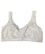 Carole Martin Front Close Comfort Wear Wireless Bra Sz 48 White Soft Cup... - $203.39 MXN