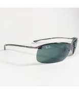 Ray Ban RB 3183 Top Bar Rimless Silver Green Unisex Sunglasses Italy - $170.22 CAD