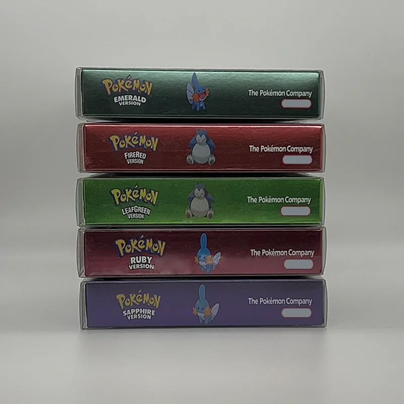 On series emerald firered leafgreen ruby sapphire 5 versions gba game in box for 32 bit thumb200