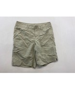 The North Face Women&#39;s Beige Hiking Shorts Size 8 Mid Rise Nylon Blend - £7.75 GBP