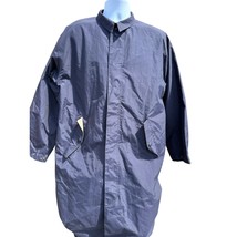 VTG 70s Eastern Mountain Sports Blue Rain Jacket Small Rare EMS Hiking O... - $43.69