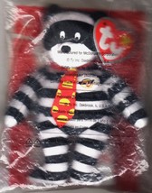 MCDONALDS TY -  HAMBURGLAR THE BEAR Mini Teddy Bear Stuffed Plsh - $8.17 CAD