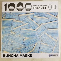 Funwares Buncha Face Masks-1000 Piece Jigsaw Puzzle - £14.59 GBP
