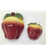 Vintage Vintage Red Apple Ceramic Measuring Cups Wall Hanging – Set of 2 - €8,46 EUR