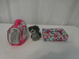 American Girl 18&quot; Doll Nanea Dog Mele + Pet Carrier Travel Tote +  Funky Pet Bed - £32.11 GBP