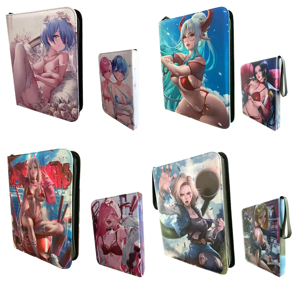 4/9Grids Card Binder Book Card Collection Album Holder Anime Rem Android 18 Card - £36.51 GBP+
