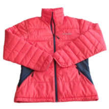 Columbia Women&#39;s Red and Grey Medium Weight Packable Puffer Coat Jacket ... - £37.13 GBP