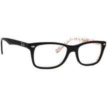 Ray-Ban Eyeglasses RB 5228 5014 Polished Black On White Square Frame 50[... - $69.99