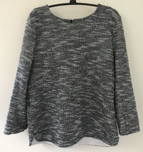 Ann Taylor Knit Gray Blouse Medium - £799.35 GBP