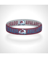 Reversible Colorado Avalanche Bracelet Wristband Let&#39;s Go Avs - £9.41 GBP