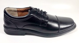 Wizfort Men&#39;s Cap Toe Oxford Leather Style 570, Black - Size 46 - $59.39