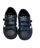Adidas Trainers Black/White Athletic Shoes Infant Baby Sz 5 - $26.25 CAD