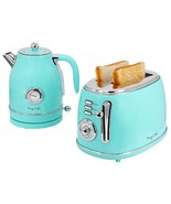 MegaChef 1.8 Quart Electric Tea Kettle and 2 Slice Toaster Combo in Turq... - $1,924.25 MXN