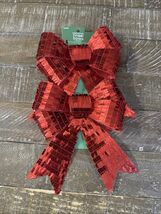 Brother Sister Christmas Party Tinsel Bow - $14.73