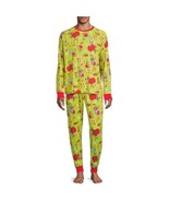2 Piece - Dr. Seuss Grinch Sleepwear Men&#39;s Long Sleeve Top &amp; Pants - Siz... - £24.03 GBP