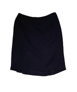 Ann Taylor Petites Skirt Size 8P Black Lined WOmens 30&quot; Waist 21.5&quot; Length - $13.83