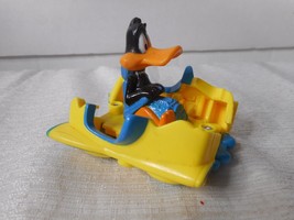 Vintage 1992 Warner Bros Daffy Duck in Yellow Crack-up Car Looney Tunes Toy - $5.45