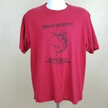 Tommy Bahama Relax Mens T-Shirt Size M Red TO4 - £5.45 GBP