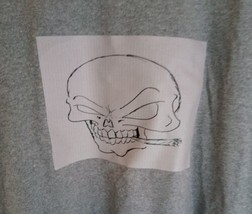Skull With A Joint-Grey- Med - $25.15
