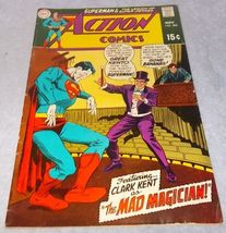 Vintage Action Comic Book November 1969 No 382 DC Superman The Mad Magic... - £6.26 GBP