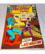 Vintage Action Comic Book November 1969 No 382 DC Superman The Mad Magic... - £6.37 GBP