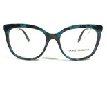 Dolce &amp; Gabbana DG3259 2887 Brille Rahmen Schwarz Grau Blau Schildplatt ... - £67.34 GBP