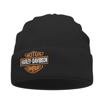 Harley Motor Racing Davidson Classic Design All-Over Print Knitted Hat - $18.99