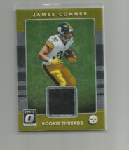 James Conner (Pittsburgh) 2017 Donruss Optic Rookie Threads Relic Card #28 - £7.56 GBP