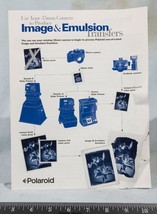 Vintage Polaroid Image &amp; Emulsion Transfers Pamphlet g25 - $8.90