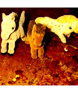 1940s miniature fuzzy horses - $28.43 CAD