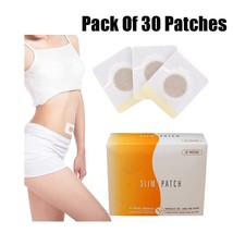 Natural Herbal Slim Patche For Fat &amp; Weight Loss Pack of 30 Patche Free ... - £30.19 GBP