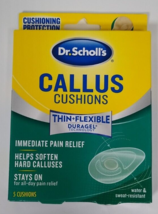Dr. Scholl&#39;s Callus Cushions With DURAGEL Technology 5 Count/ 1 Box - £7.98 GBP