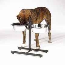 Raised Elevated Dog Diner Dishes Adjustable Makes Feeding Time More Comf... - £46.65 GBP+
