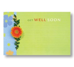 50 Blank Get Well Soon Daisy Enclosure Cards and 50 Envelopes For Gifts ... - $19.95