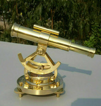 Vintage Alidade Survey Tool Compass Brass Finish Classy Item Elegant Gift - $27.84