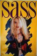 Sass Jordan Music Poster 27&quot; x 18&quot; by Aquarius Near Mint - £26.27 GBP