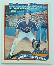 1989 Topps Gregg Jefferies Baseball Duo-Tang School Paper Pocket Folder  New - £7.83 GBP