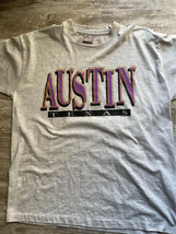 Vintage 1995 Men’s Large Austin Texas Single Stitch Shirt - £11.93 GBP