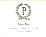 Empire Room Photo The Palmer House Hilton Hotel Chicago Illinois 1950&#39;s - $24.72