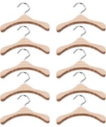 10pcs Wooden Dolls Clothes Hanger - $149.64 MXN