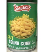 Shirakiku Cut Young Corn In Brine 15 Oz Can (Pack Of 8) - $1,790.66 MXN