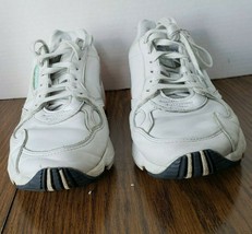 Adidas Originals Falcon Womens Size 6.5 Athletic Shoes White Orange - £15.90 GBP