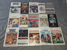 Lot of 15 Atari 2600 [Instruction Books Manuals ONLY] b - $19.00