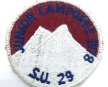 Junior Camporee 1978 Jacket Patch Boy Scout BSA Scouts of America - $4.04