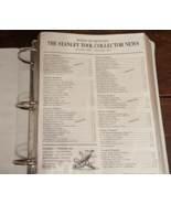 Stanley Tool Collector&#39;s News - Complete 19 Volume Set, Planes, Levels, ... - $125.59