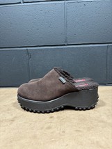 Vintage Union Bay Power Brown Suede Y2K 90’s Platform Slip On Shoes Wome... - $39.96